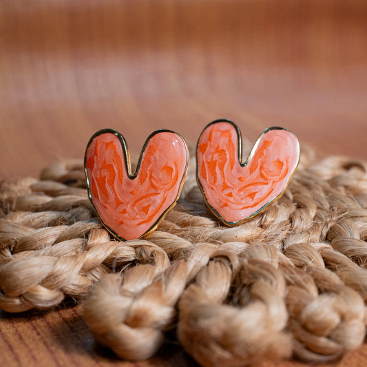 Zyra Heart Studs