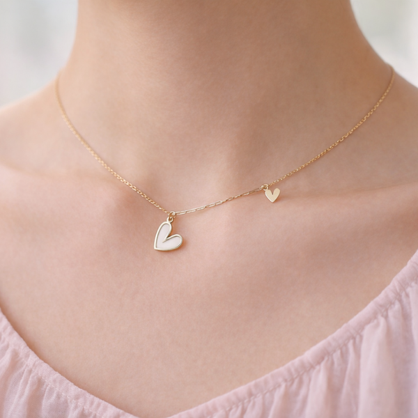 Azure Heart Necklace