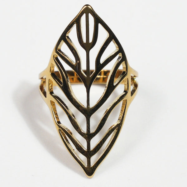 Ziya Leaf Ring