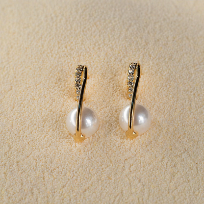 Orlina Pearl Hoops