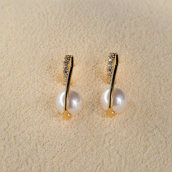 Orlina Pearl Hoops