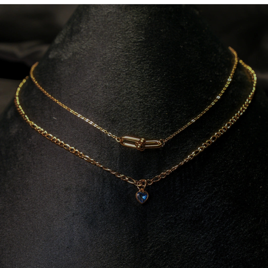 Aurora 18K Gold Plated Layered Chain
