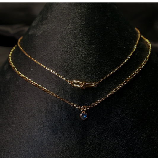 Aurora 18K Gold Plated Layered Chain