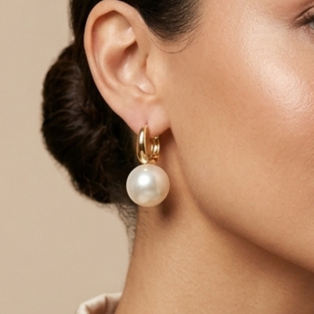 Eira Pearl Hoops