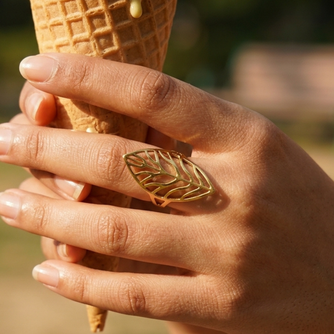 Ziya Leaf Ring