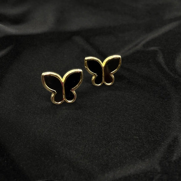 Alara Modern Sculpted Studs enriched with smooth 18K Gold Plated shine