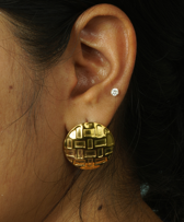 Eloura Earrings – Pure, elemental form in stainless steel