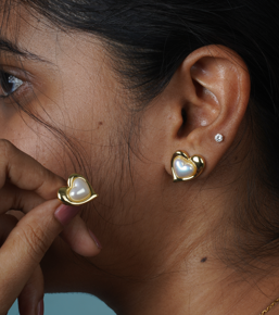 Aven Earrings – A love letter shaped like the sea, forged in stainless steel