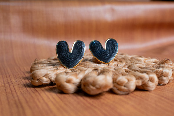 Zyra Heart Studs