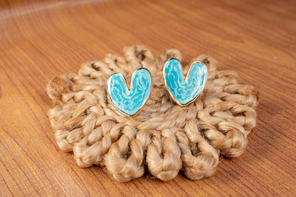 Zyra Heart Studs