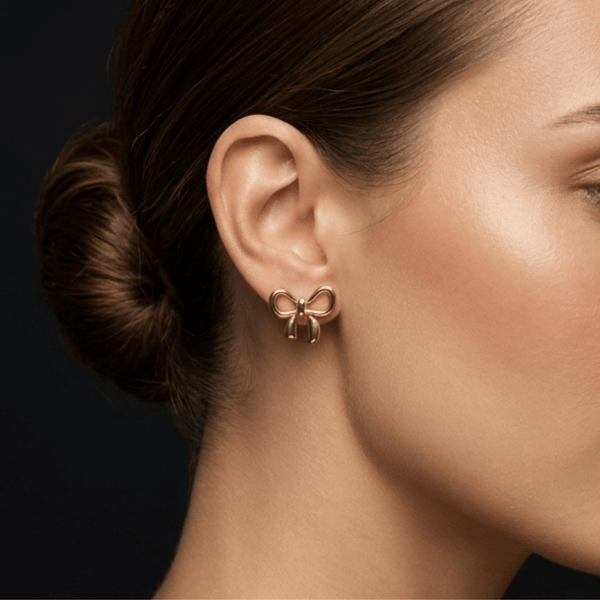 Bellina Bow Studs
