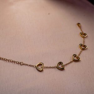 Orbit Hearts Bracelet